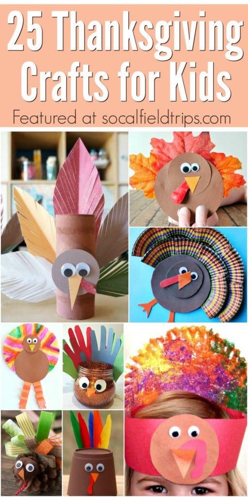 25 Easy Thanksgiving Crafts for Kids SoCal Field Trips