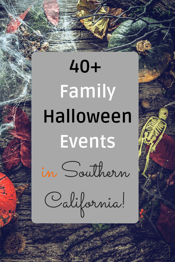 Check out this list of 40+ family friendly Halloween events and fall festivals in Southern California.