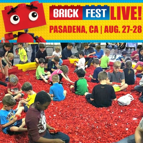 Right now there is a great deal for Brick Fest Live LEGO Fan Festival on Living Social! For only $20 per person, you get a single-session admission to Brick Fest Live at the Pasadena Convention Center for either Saturday, August 27, or Sunday, August 28, 2016.