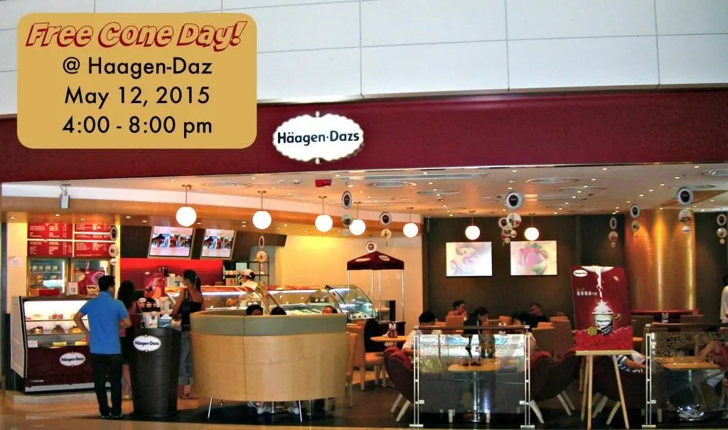 Join Haagen-Daz for Free Cone Day on Tuesday, May from 4:00 pm - 8:00 pm!