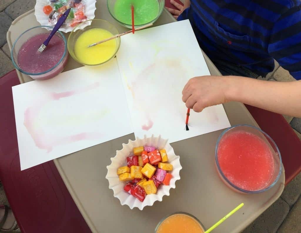 Learn to make Skittles Watercolor Paint with the this step-by-step tutorial with pictures!