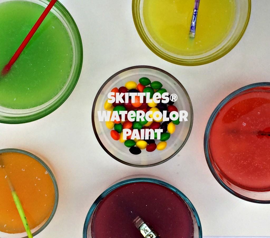 Learn to make Skittles Watercolor Paint with the this step-by-step tutorial with pictures!