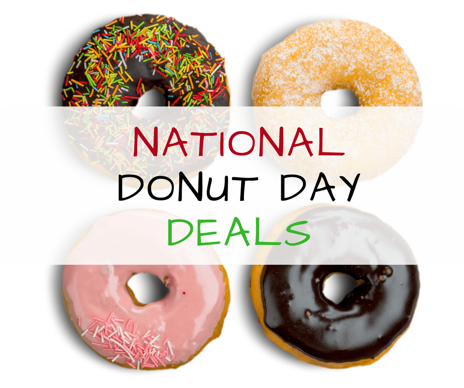 Get a free donut of your choice at Krispy Kreme and Dunkin' Donuts on National Donut Day on Friday, June 1.