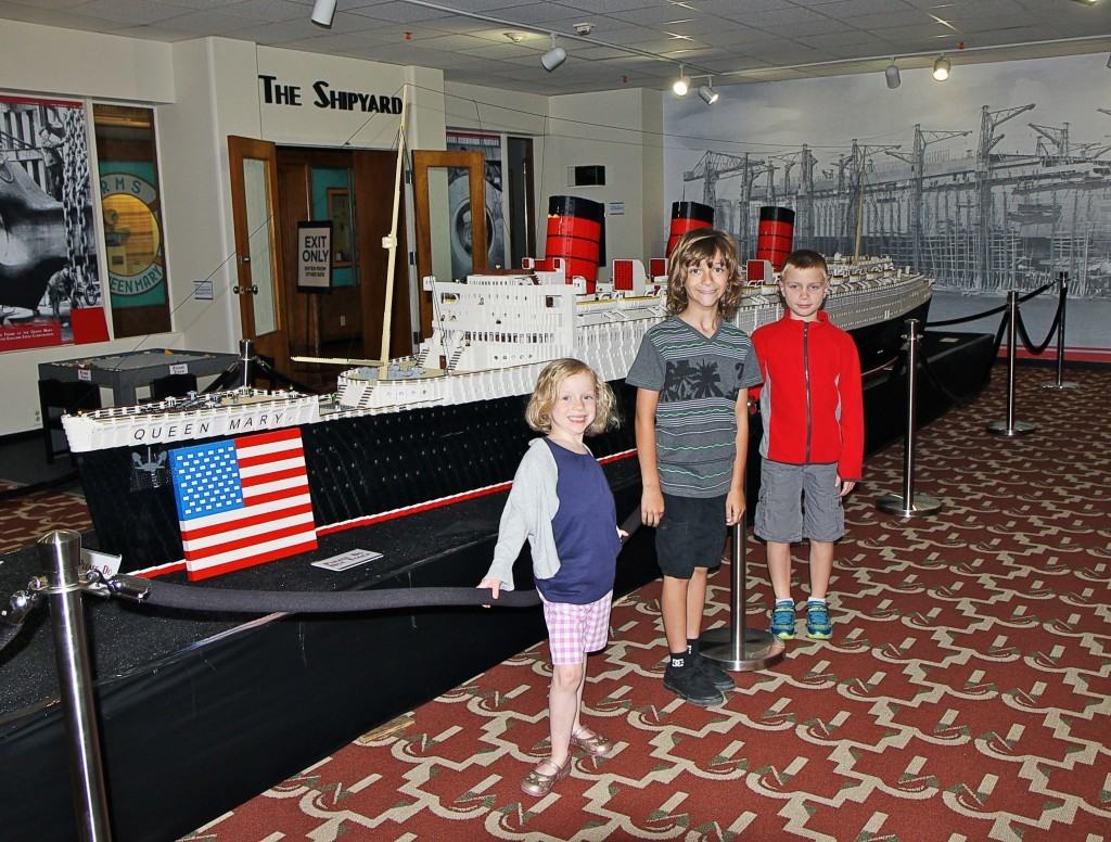 A Picture & Video Tour of The New Queen Mary LEGO Exhibit in Long Beach!