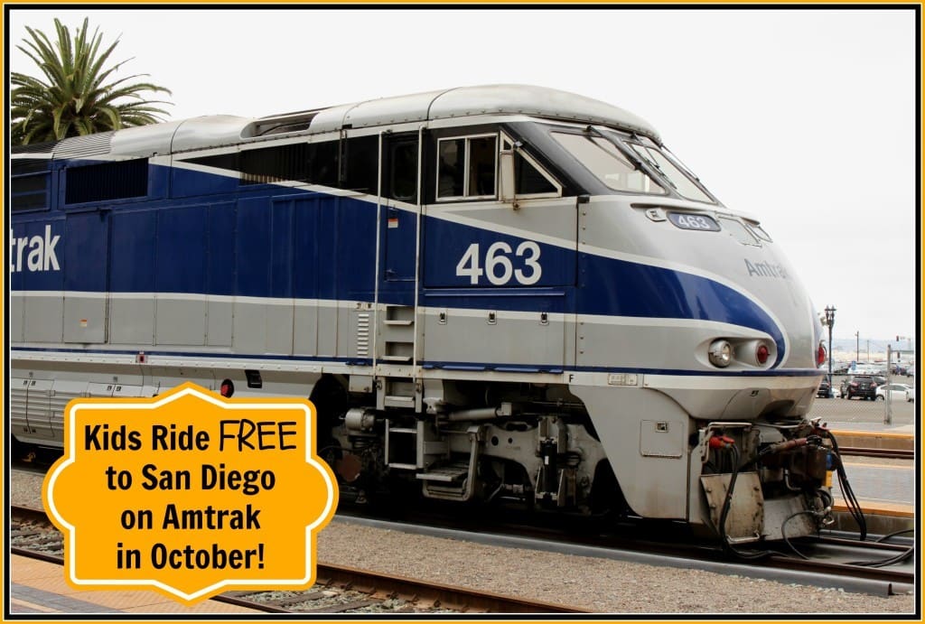 Kids Ride Free to San Diego on Amtrak in October