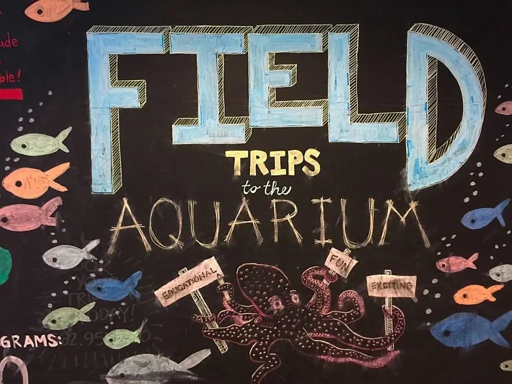 Behind the scenes tour of the Aquarium of the Pacific.