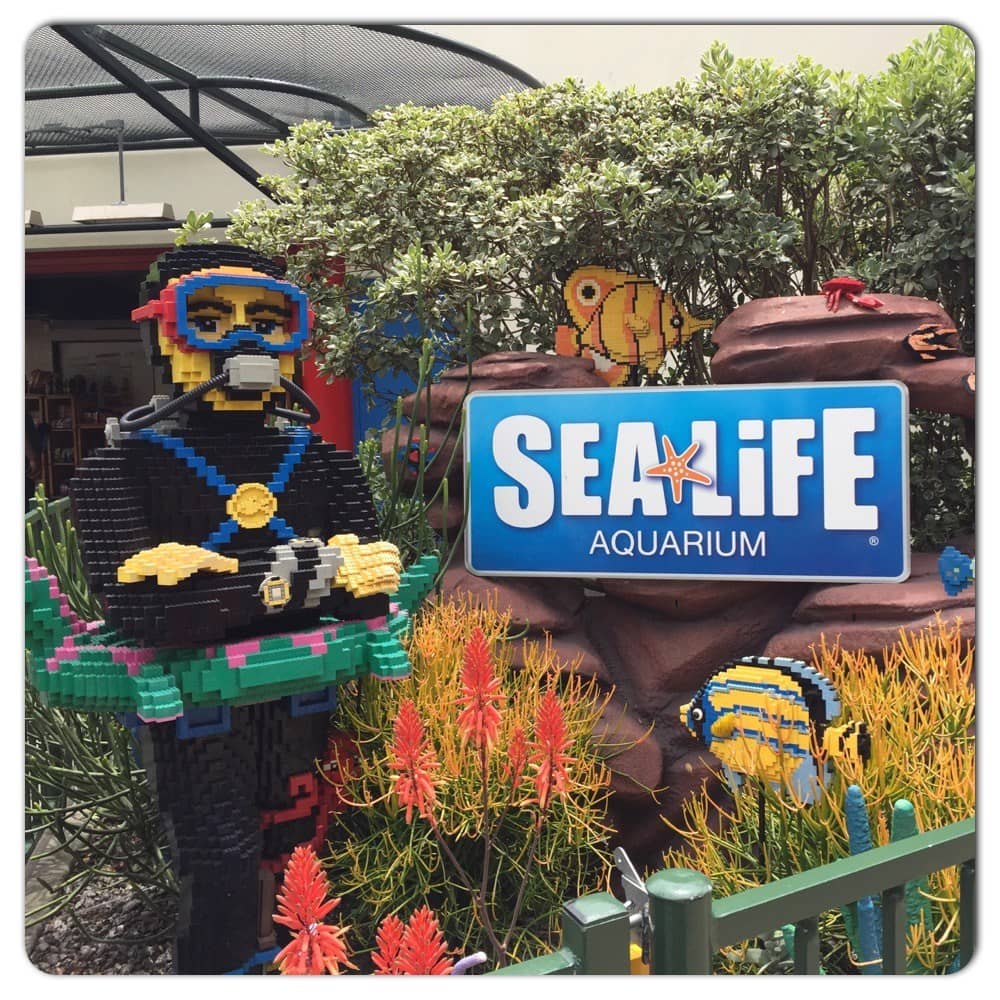 Sealife Aquarium at LEGOLAND California in Carlsbad California