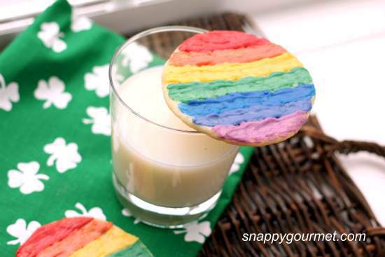 How to make Rainbow Painted Sugar Cookies Recipe