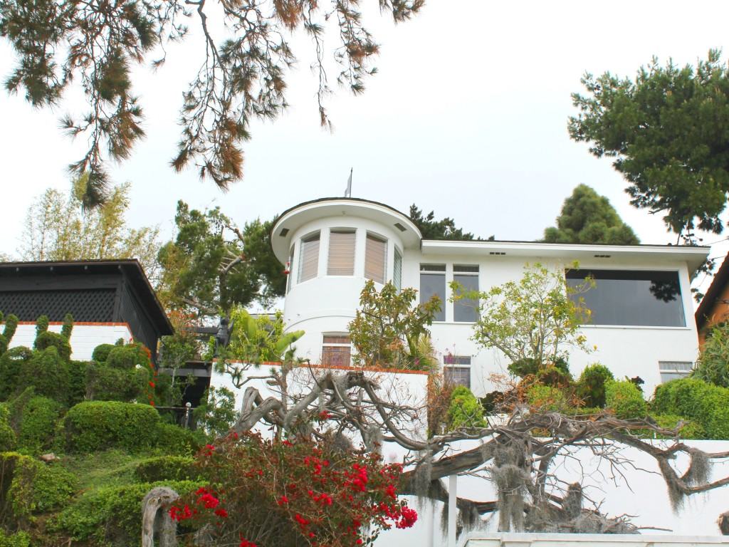 Edna Harper's Topiary Garden in San Diego is made of 50 or so whimsical characters including elephants, whales, a rooster, a bunny, and Mickey Mouse.