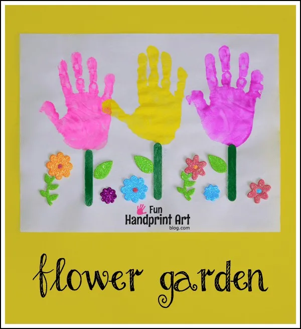 Flower Handprint Craft for Kids