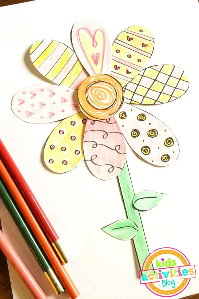 20 Flower Crafts for Kids