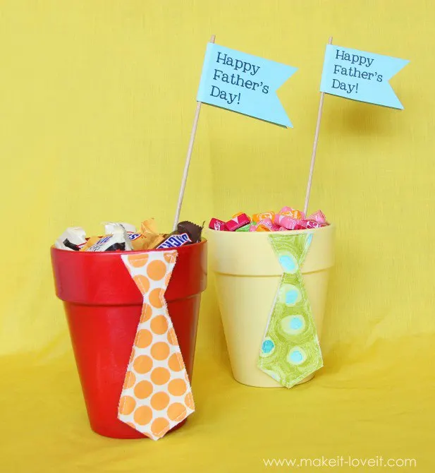 Father's Day Pencil Cup Homemade Gift Idea