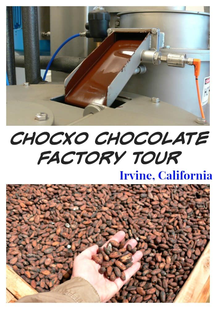 ChocXO is a chocolate factory in Irvine, CA that offers chocolate tastings, behind the scenes group tours of the chocolate making process and field trips.
