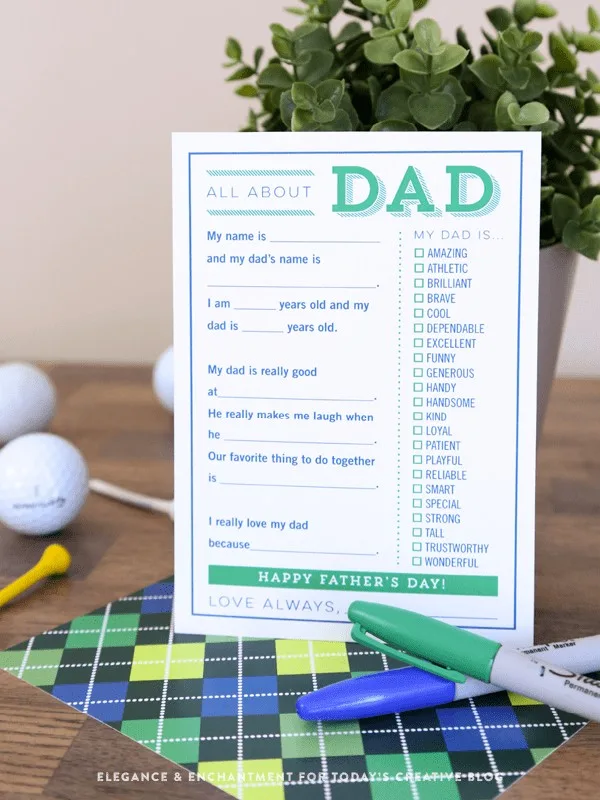 Are you looking for a homemade present for Father's Day that kids can make? Make one of these 25 Father's Day Crafts for Kids! Perfect for preschoolers and elementary school children to make for their dads and grandfathers.