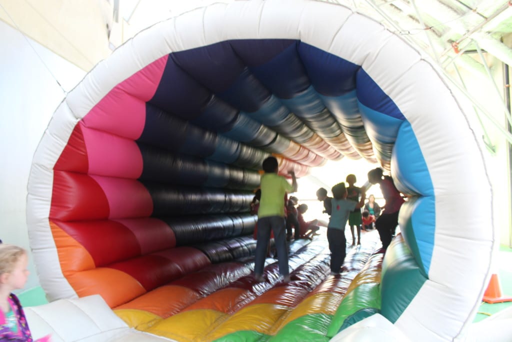 The New Children’s Museum in San Diego has a mission is to stimulate imagination, creativity and critical thinking in children and families through inventive and engaging experiences with contemporary art that you can see all around you.