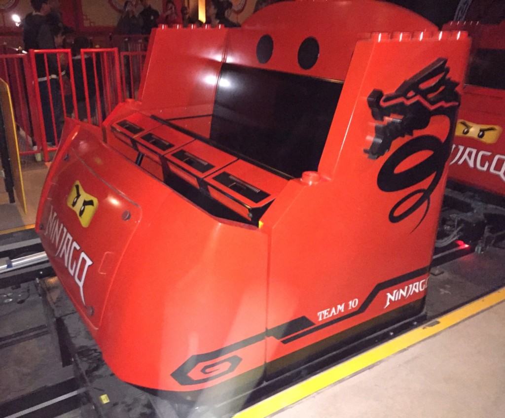 During NINJAGO The Ride at LEGOLAND California, guests officially train like a ninja and experience the new interactive 4D ride, which is the first in North America to enable guests to control the outcome of their adventure just by using their hands.