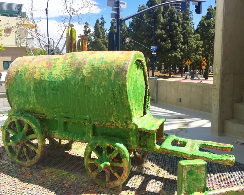The New Children’s Museum in San Diego has a mission is to stimulate imagination, creativity and critical thinking in children and families through inventive and engaging experiences with contemporary art that you can see all around you.