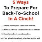 Check out these Top 5 Back-To-School Time Saving Tips! Not only will you save time, but money too.