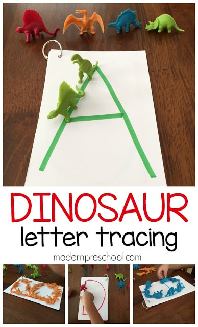 Check out this list of 21 Easy Dinosaur Activities For Kids that not only celebrate colossal creatures, but also entertain and educate children. There's everything from bingo, letter matching, and coloring, to all sorts of sensory activities and crafts. There's even a backyard scavenger hunt that will have your kids searching for hidden dinosaurs!