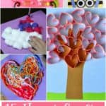 Are you looking for a cute heart craft for Valentine's day? Check out this list of 15 Easy Heart Crafts for Kids that are perfect for children of all ages, including toddlers and preschoolers.