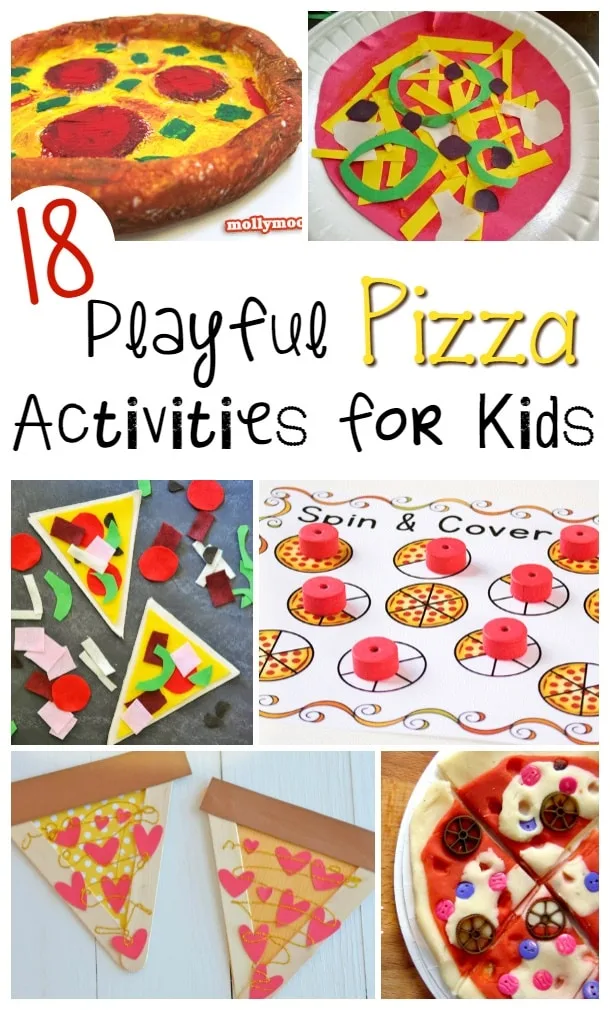 Make a Pizza Play Dough Activity - Craftulate