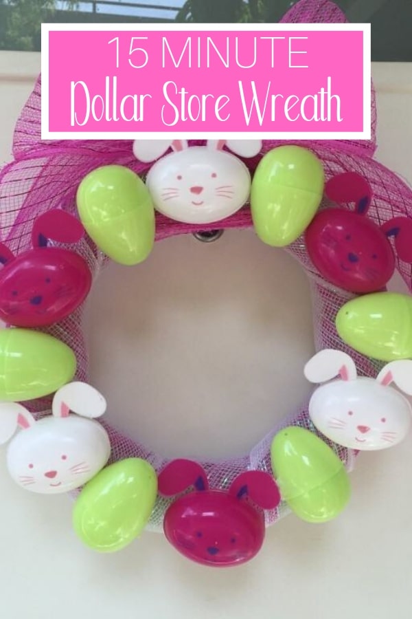 15 Minute Dollar Tree Easter Wreath Tutorial with Pictures - SoCal ...