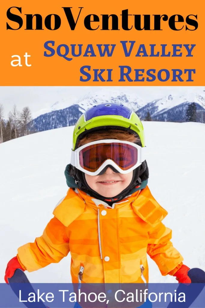 Are you planning a vacation to Lake Tahoe to go skiing? Check out SnoVentures at Squaw Valley Ski Resort! Gently sloped terrain serviced by an easy-to-ride beginner lift and two surface carpets means it's perfect for beginning skiers and snowboarders. Plus, snow tubing, mini snowmobiles, a day lodge and a free shuttle from the Village circle means it's perfect for families looking for additional activities to round out their ski vacation.
