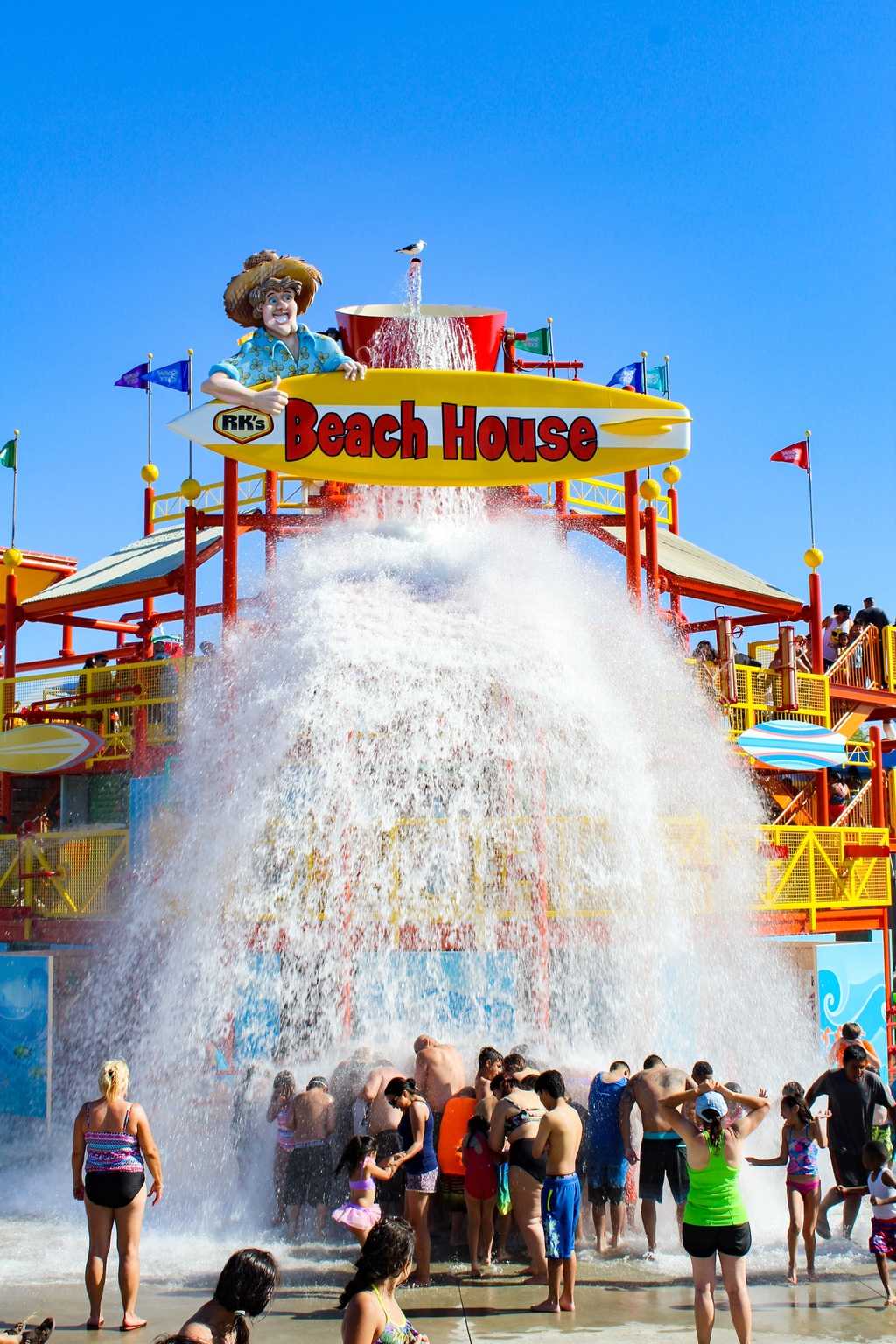 Visit the newly updated Knott's Soak City in Buena Park, California! The entire waterpark been beautifully remodeled to include 7 new waterslides, an expanded food area and much more needed shade. It is the perfect place to spend the summer relaxing outdoors with your family! You can get discount tickets to Knott's Soak City right here!