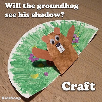 toddler groundhog craft