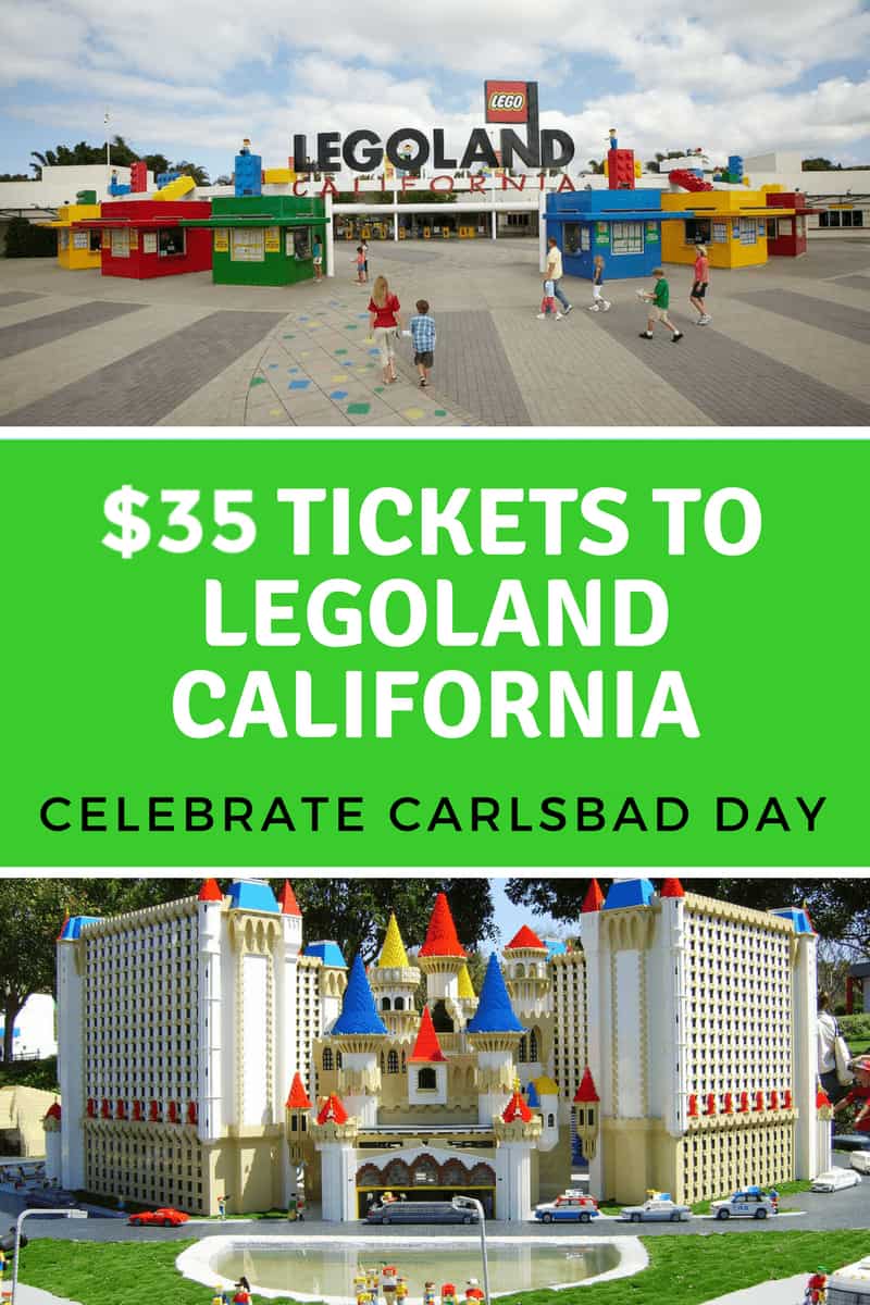 Are you planning a visit to LEGOLAND California? Get $35 Tickets to LEGOLAND California on March 2, 2019 in honor of Celebrate Carlsbad Day!