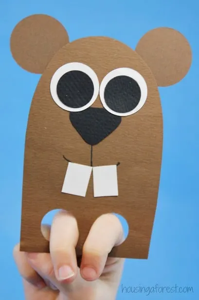 Groundhog Day Hand Puppet