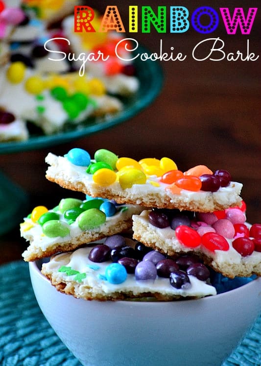 How To Make Rainbow Sugar Cookie Bark Recipe