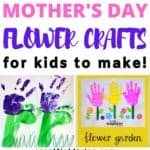 Homemade gifts for the best Mother's Day presents you could ever make! With limited supplies and in only 30 minutes, you can easily make anyone of these 20 Mother's Day Flower Crafts For Kids!