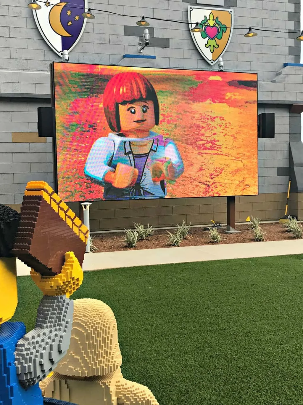 Outdoor movies Legoland Castle Hotel San Diego