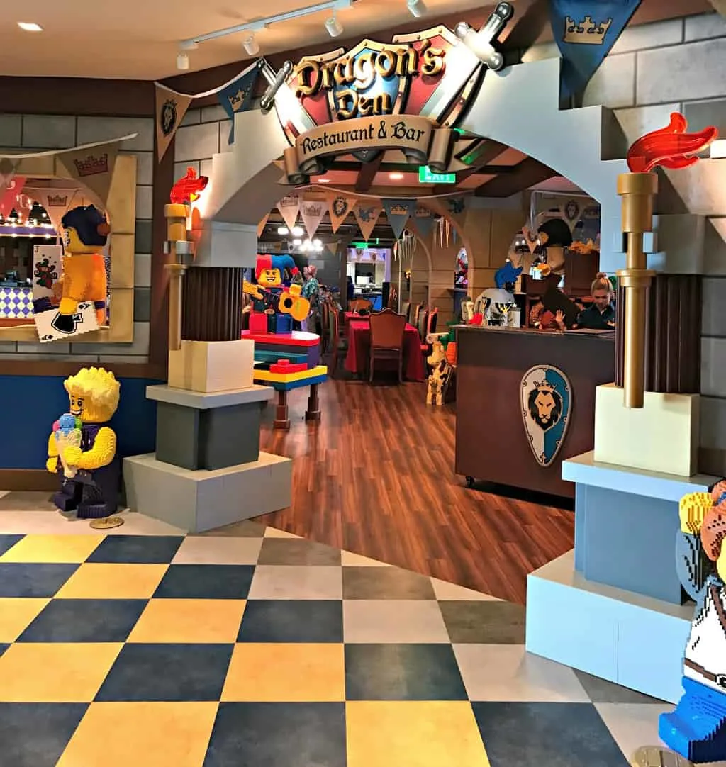 Dragon’s Den Restaurant at LEGOLAND Castle Hotel in Carlsbad