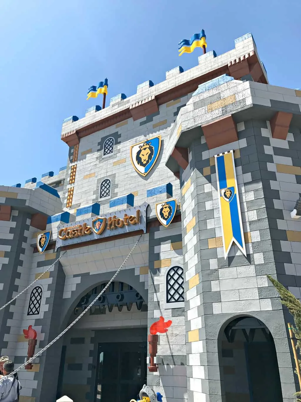 Outside view of the LEGOLAND Castle Hotel