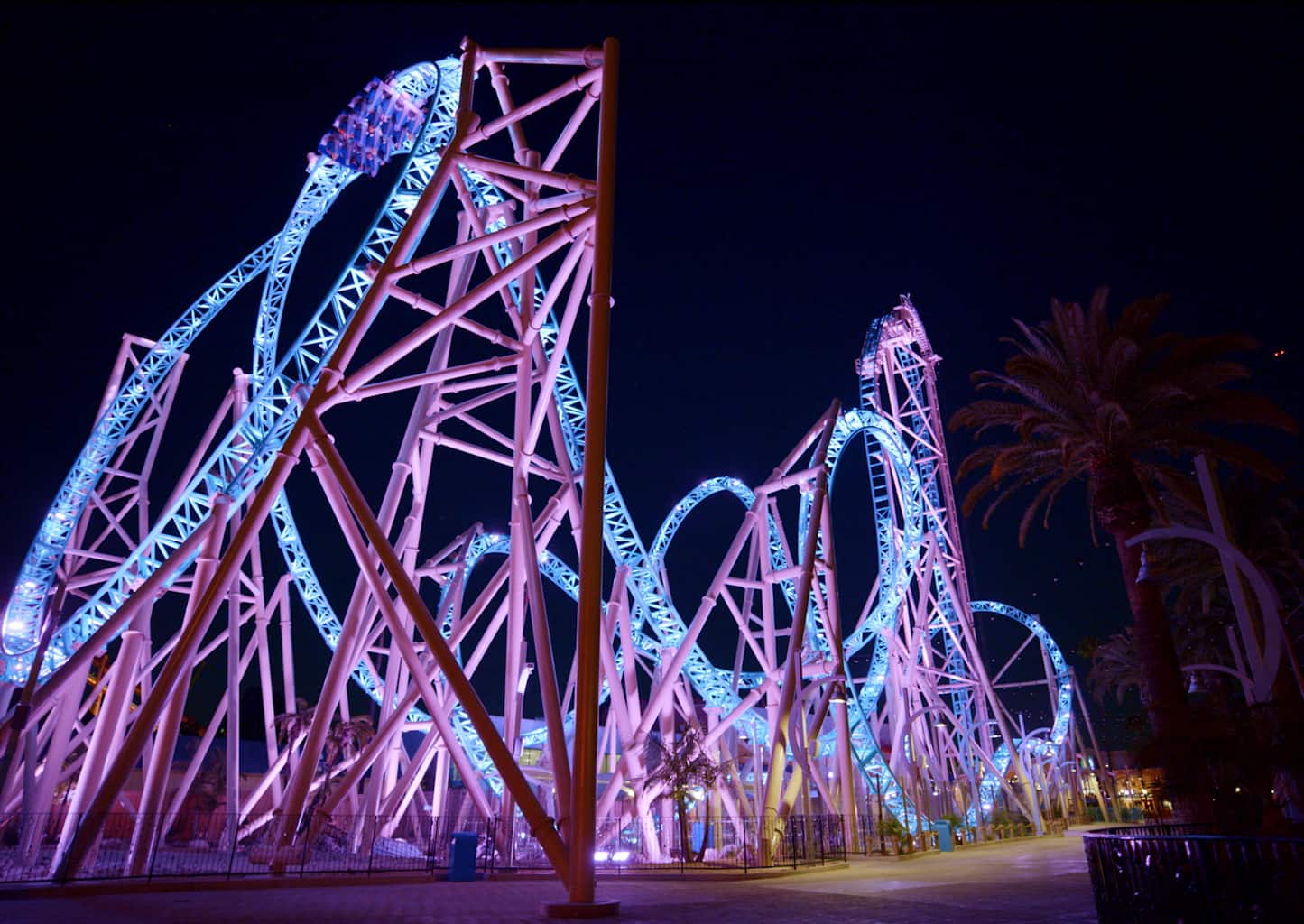 Experience HangTime at Knott's Berry Farm, the first and only dive coaster in California.  The brand new coaster towers 150 feet above ground, showcasing gravity defying inversions, mid-air suspensions and a beyond vertical drop - the steepest in California.