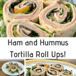 Looking for an alternative to the traditional sandwich? Make these easy Ham and Hummus Roll Ups, which are ideal for school lunches and parties and as a last minute dinner option.