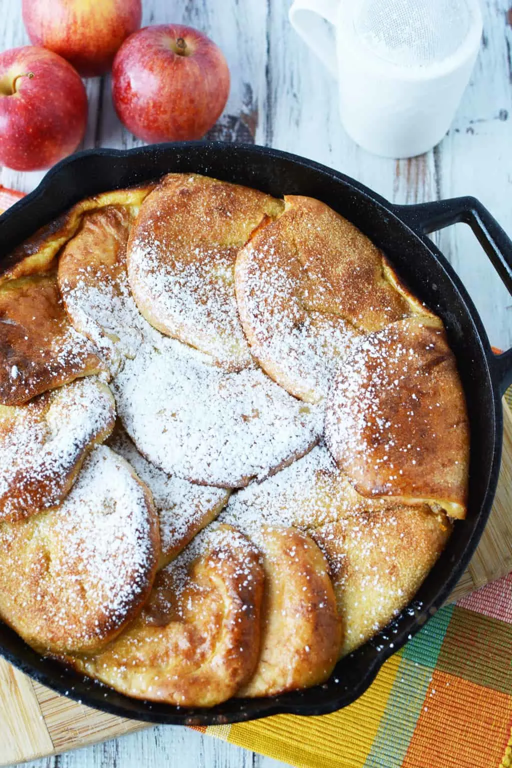 Easy Baked Apple Cinnamon Skillet French Toast Recipe