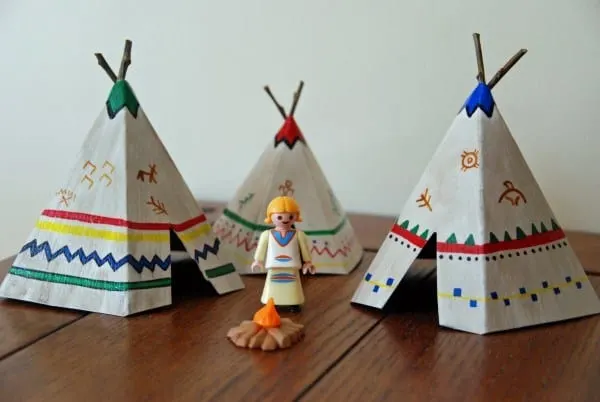 Cardboard Roll Native American Craft - Our Kid Things