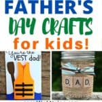 Are you looking for a homemade present for Father's Day that kids can make? Make one of these 25 Father's Day Crafts for Kids! Perfect for preschoolers and elementary school children to make for their dads, grandfathers and uncles.