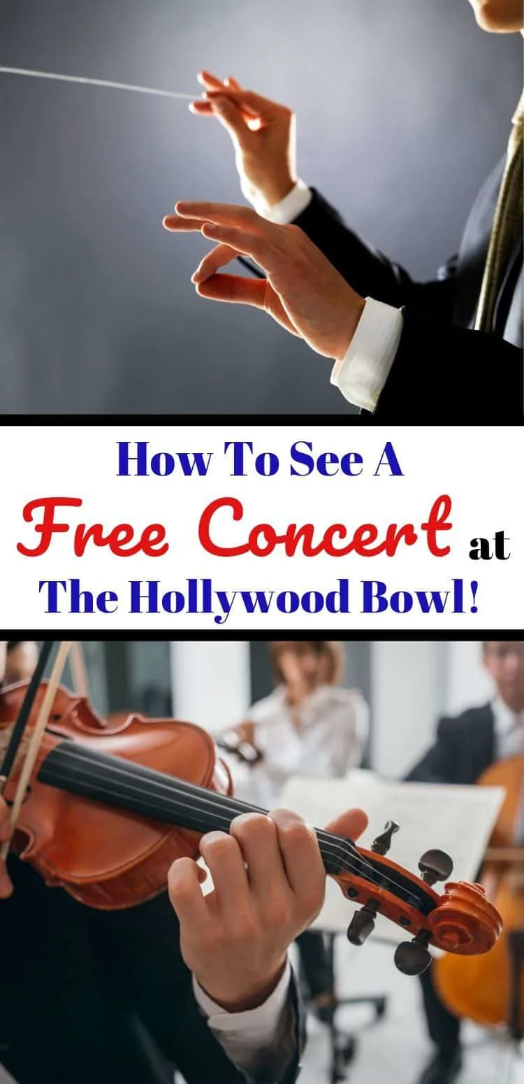 Do you love classical music? Learn how to attend a free concert rehearsal at the Hollywood Bowl in Los Angeles without having to pay the price of a ticket. #travel #hollywoodbowl #la #losangeles #travelphotography #hollywood #music #classicalmusic #laphil