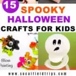 Are you looking for a fun Halloween craft to make? Check out this list of 15 Spooky Halloween Crafts For Kids that are easy to create, doesn't cost a lot of money and uses very little supplies. Click here to learn more!