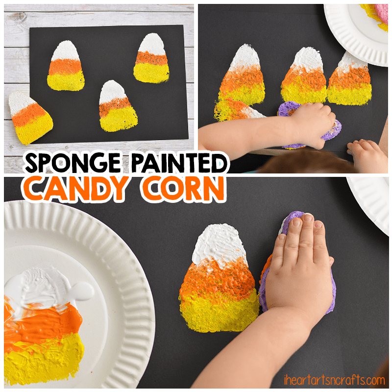 Candy corn craft for kids