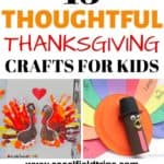 You're going to have a fantastic time making all of these fun and festive Thanksgiving crafts for kids!  Each craft is specifically designed for little hands and is a great conversation starter to learn about the story of Thanksgiving.  So, while your kids are crafting, they will also be learning about colonial times, Native Americans, and the first Thanksgiving!