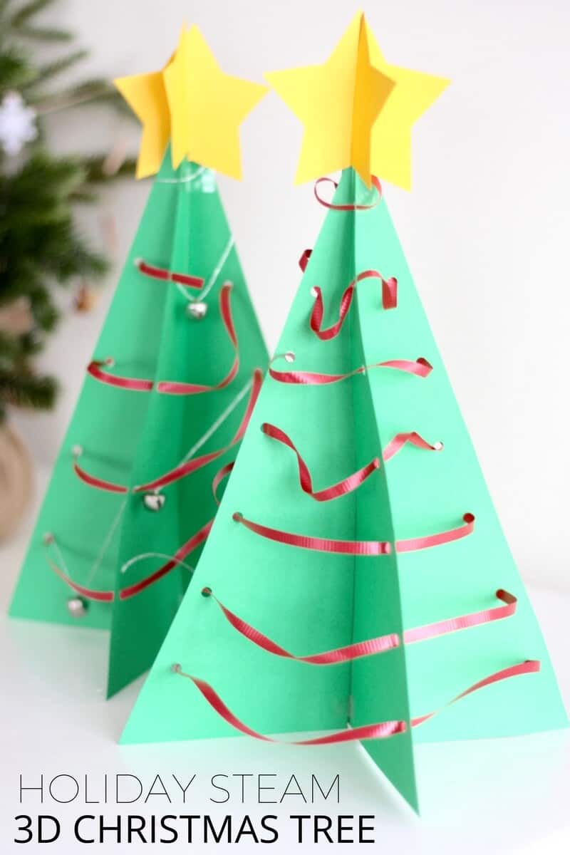 paper Christmas tree craft