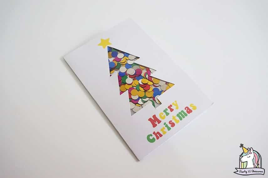 christmas card craft for Kids