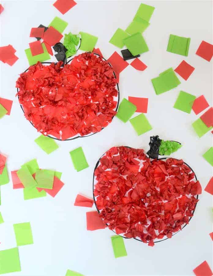 Easy Apple Kids Craft Idea