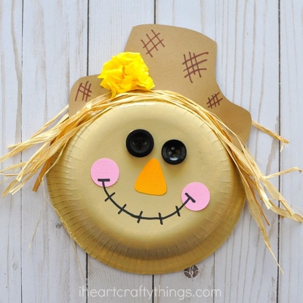 Scarecrow Popsicle Stick Craft for Kids- Fall Kids Craft- A Cultivated Nest