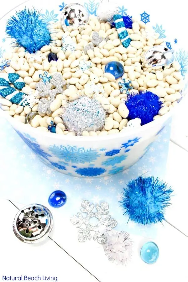 Simple sensory bin idea for kids